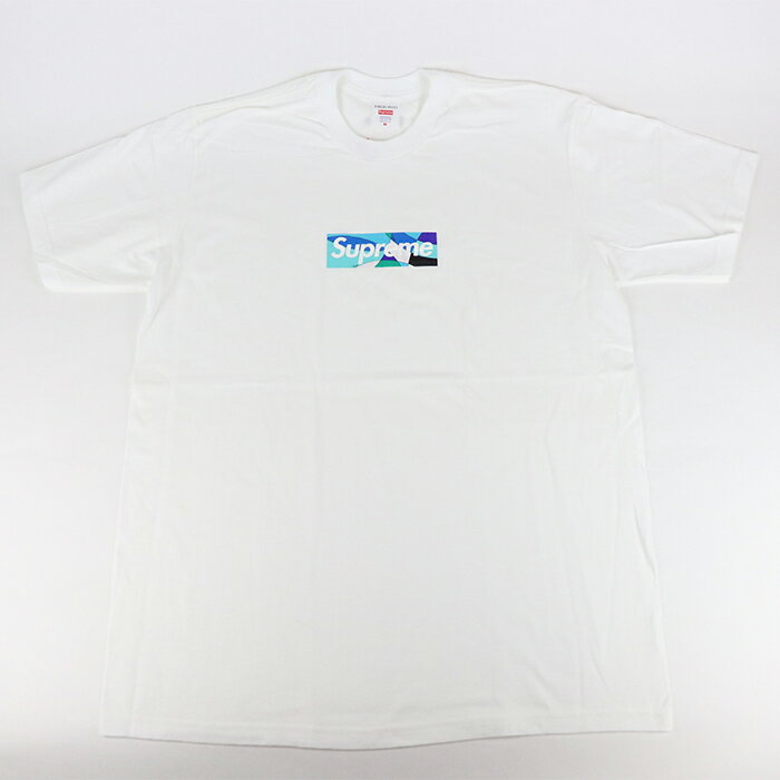 2021SS Supreme x Emilio Pucci / シュプリーム エミリオ プッチBox Logo Tee White/Blue / ボックス ロゴ Tシャツ　ホワイト ブルー 白 青2021SS 国内正規品 新古品