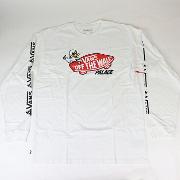 PALACE x VANS / パレス バンズDuckout Long Sleeve Tee / ダックアウト ロングスリーブ 長袖 TシャツWhite / ホワイト 白2021 国内正規品 新古品【中古】