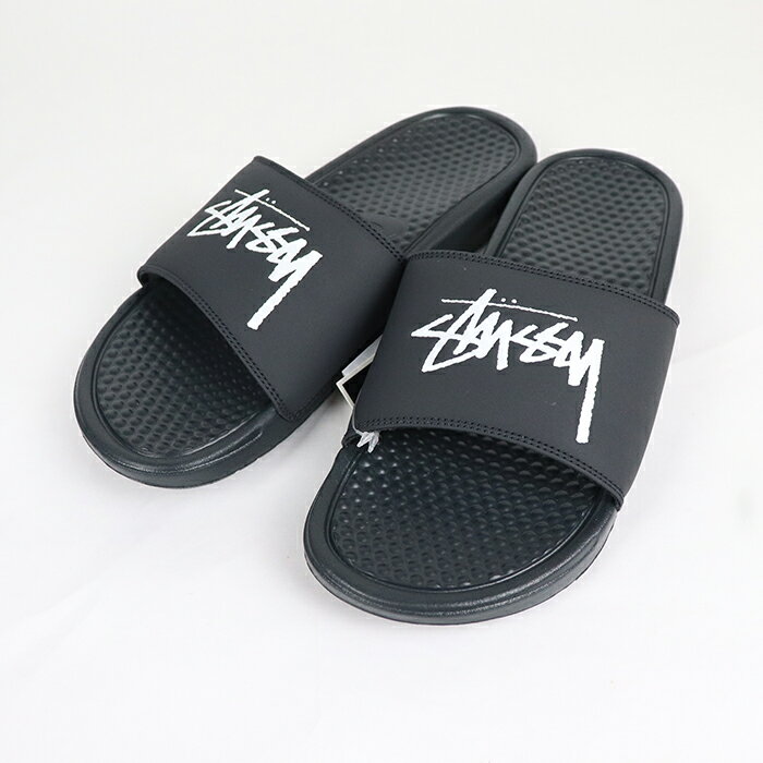 STUSSY x NIKE / ステューシー ナイキBENASSI Slide Sandals / スライド サンダルBlack / ブラック 黒stussy2020正規品 新古品