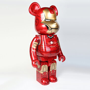 MEDICOM TOY / メディコムトイBE@RBRICK IRON MAN MARK III 1000％ /ベアブリック アイアンマン マーク 3 III MARVEL25th ANNIVERSARY EXHIBITION 開催記念2021 国内正規品 新古品【中古】