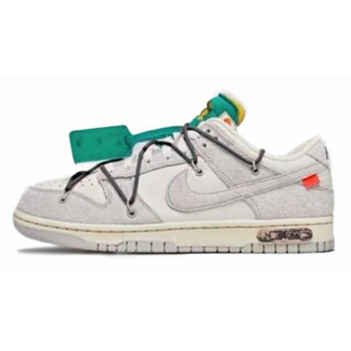 Off-White × Nike / オフホワイト × ナイキDunk Low The 50 Collection 1 of 50 "20"/ダンク ロー ザ 50 コレクション 1 of 50Sail/Neutral Grey-Gridiron / セイル ニュートラルグレー グリダイアン Lot 20 正規品 新古品