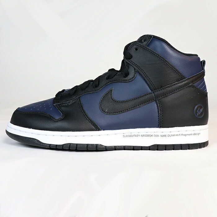 2021 Fragment Design × Nike /フラグメント デザイン ナイキDunk High City Pack "Tokyo" /ダンク ハイ シティ パック 東京Midnight Navy/Black-White /ミッドナイト ネイビー ブラック ホワイト 【DJ0383-400】 国内正規品 新古品 【中古】