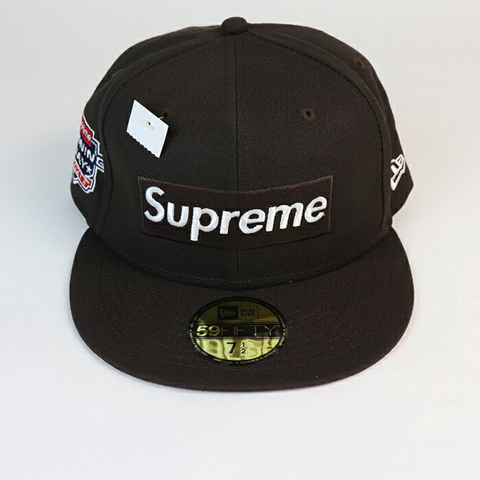 2021FW Supreme / シュプリームNo Comp Box Logo New Era /ノー コンプ ボックス ロゴ ニュー エラBrown / ブラウン2021AW 正規品 新古品【中古】