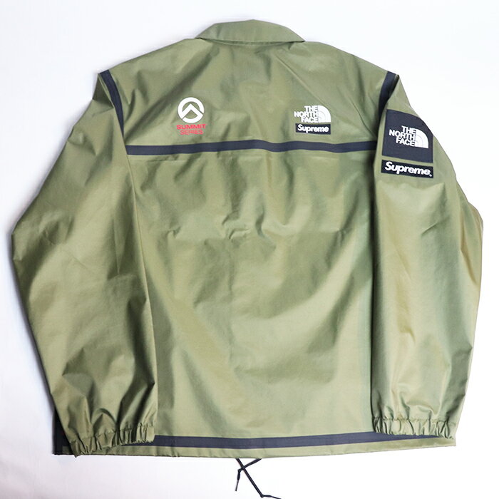 Supreme × The North Face Summit Series Outer Tape Seam Coaches Jacket Olive / シュプリーム × ザ ノース フェイス サミット シリーズ アウター テープ シーム コーチズ ジャケット オリーブ2021SS 国内正規品 タグ付き 新古品【中古】