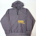 2021FW Supreme × JUNYA WATANABECOMME des GARCONS MAN /シュプリーム ジュンヤワタナベ コムデギャルソン マンHooded Sweatshirt /フーデッド スェットシャツ パーカーBlack Flowers / ブラック フラワーズ2021AW 正規品 新古品