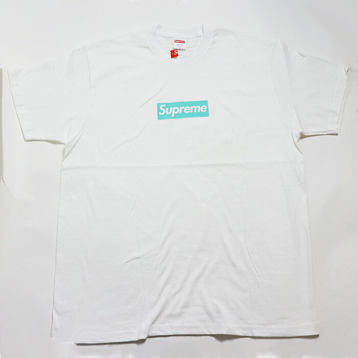 2021FW Supreme × Tiffany & Co. /シュプリーム ティファニーBox Logo Tee / ボックスロゴ TシャツWhite / ホワイト 白2021AW 国内正規品 新古品【中古】