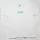 2021FW Supreme × Tiffany & Co. /シュプリーム ティファニーBox Logo Tee / ボックスロゴ TシャツWhite / ホワイト 白2021AW 国内正規品 新古品【中古】