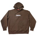 Supreme /Vv[Box Logo Hooded Sweatshirt /{bNXS t[fbh XEFbgVc p[J[ Dark Brown / _[NuE2021AW Ki VÕiyÁz