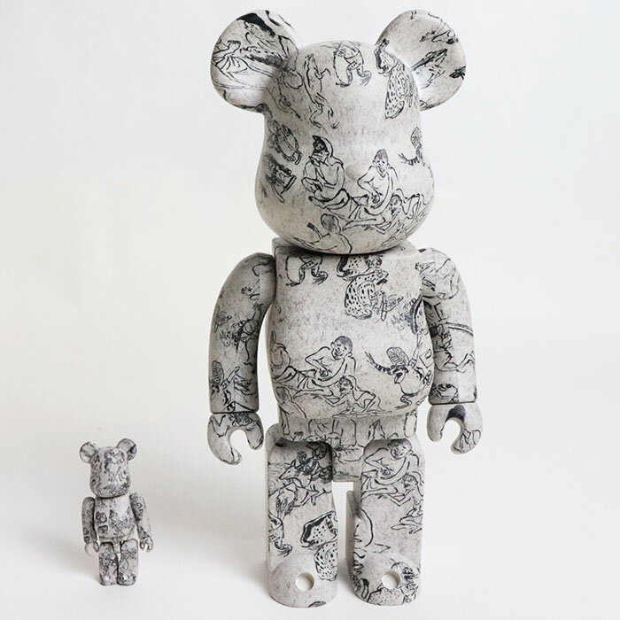 MEDICOM TOY / メディコムトイBE@RBRICK 鳥獣人物戯画 第弐集 100％ 400 /ベアブリック2021 国内正規品 新古品【中古】