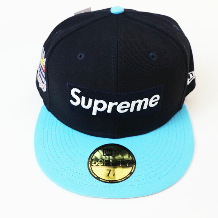 Supreme Supreme 2-Tone Box Logo New Era 2 Cap Blue 2022SS