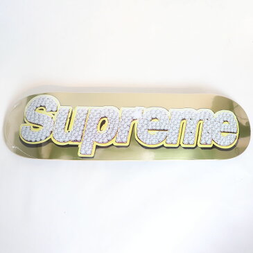 Supreme / シュプリーム Bling Box Logo Skateboard Deck Gold/ブリングボックスロゴ スケートボード デッキ ゴールド2022SS　国内正規品 新古品【中古】