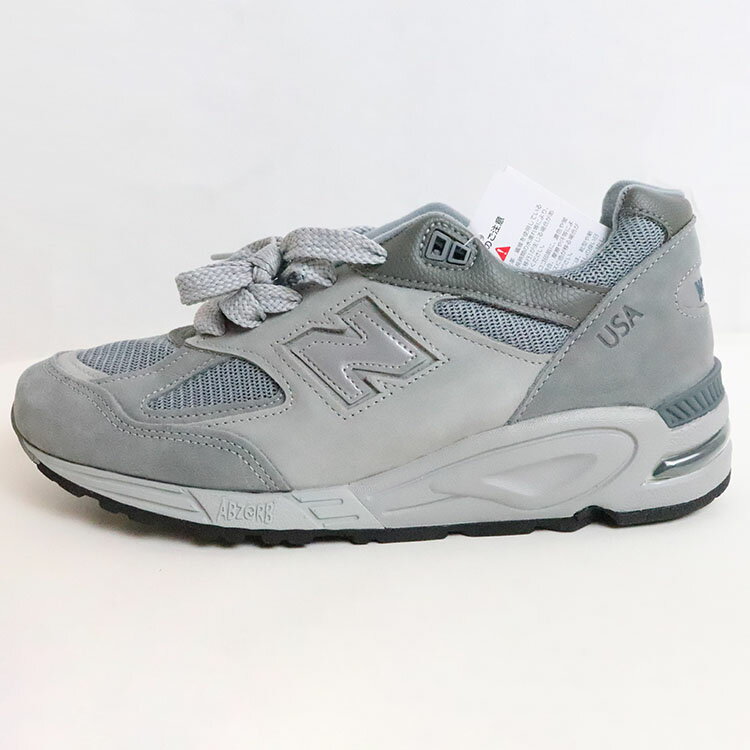 WTAPS x New Balance / ダブルタップス ニューバランスM990V2 WTGrey / グレー2021AW 正規品 新古品【中古】