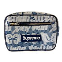 Supreme / シュプリームFat Tip Jacquard Denim Waist Bagファット チップ ジャカード デニム ウエストバッグBlue / ブルー 青2022SS 国内正規品 新古品【中古】