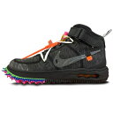 2022 Off-White × NIKE / オフホワイト ナイキAir Force 1 Mid Black /エアフォース 1 ミッド ブラック 黒【DO6290-001】正規品 新古品【中古】