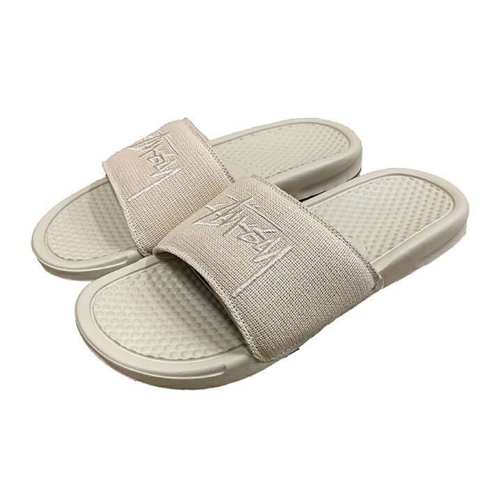 STUSSY x NIKE / ステューシー ナイキBENASSI Slide Sandals / スライド サンダルFossil Stone / フォッシルストーンstussy2022 正規品 新古品