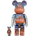 MEDICOM TOY / メディコムトイBE@RBRICK 葛飾北斎「冨嶽三十六景 凱風快晴」100％ 400％ベアブリック Katsushika Hokusai2022 国内正規品 新古品【中古】