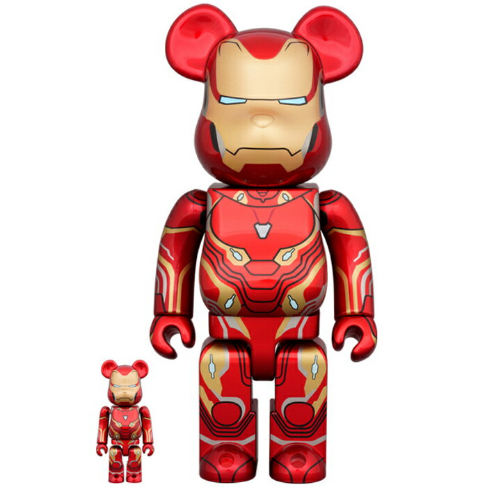 MEDICOM TOY / メディコムトイBE@RBRICK IRON MAN MARK 50100％ 400％ベアブリック アイアンマン マーク 502022 国内正規品 新古品【中古】