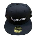 2022FW Supreme / シュプリームMoney Box Logo New Era /マネー ボックスロゴ ニューエラ Cap キャップBlack / ブラック 黒2022AW 国内正規品 新古品【中古】