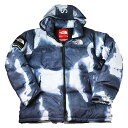 Supreme × The North Face /シュプリーム × ザ ノース フェイスBleached Denim Print Nuptse Jacket ...