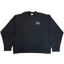 Stussy NIKE / ステューシー アンド ナイキStone Wash Fleece Crew /ストーンウォッシュ フリース クルーネックBlack / ブラック 黒2023 正規品 新古品【中古】