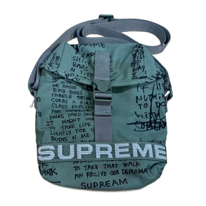 2023SS Supreme / シュプリームField Side Bag /フィールド サイドバッグOlive Gonz / オリーブ ゴンズマーク ゴンザレス 国内正規品 新古品【中古】