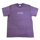 2023SS Supreme / Vv[Tonal Box Logo Tee /g[i {bNXS TVcPurple / p[vKi VÕiyÁz