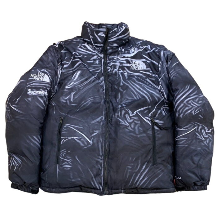 2023SS Supreme × THE NORTH FACE /シュプリーム ザ ノースフェイスTrompe Loeil Printed Nuptse Jacket /トロンプ ルイユ プリンテッド ヌプシ ジャケットBlack / ブラック 黒国内正規品 新古品【中古】