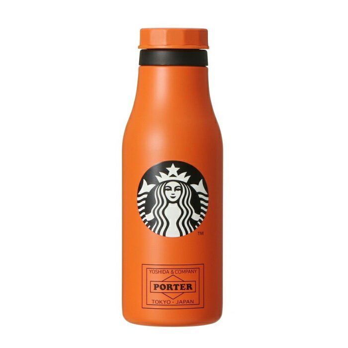 Porter × STARBUCKS /ポーター × スターバックスStainless Logo Bottle /ステンレス ロゴ ボトル 473mlOrange / オレンジ2023 国内正規品 新古品【中古】