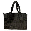 2023SS Supreme / シュプリームWoven Large Tote / ウーブン ラージトートBlack / ブラック 黒Bag トートバッグ国内正規品 新古品【中古】