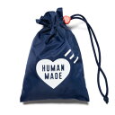 Human Made / ヒューマンメイドDRAWSTRING BAG /ドローストリング バッグ リバーシブル 巾着Indigo / インディゴ2023 正規品 新古品【中古】