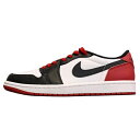 2023 NIKE / ナイキAir Jordan 1 Retro Low OG Black Toe /エアジョーダン1 レトロ ロー ブラックトゥ【CZ0790-106】正規品 新古品【中古】