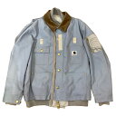 Carhartt x sacai / カーハート × サカイCanvas x MA-1 Jacket Michigan /キャンバス × MA1 ジャケット ミシガンLight Blue / ライトブルー 青2023AW 国内正規品 新古品【中古】