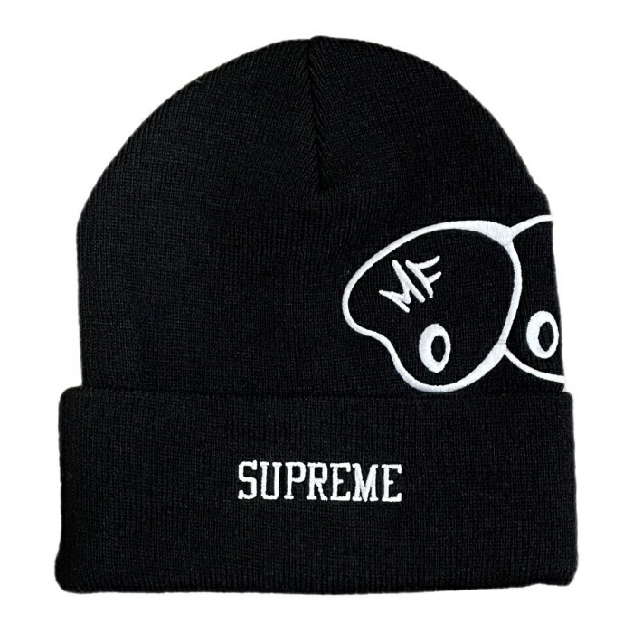 2023FW Supreme / シュプリームMf Doom Beanie / MF ドゥーム ビーニーBlack / ブラック 黒国内正規品 新古品【中古】