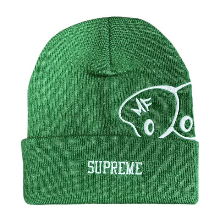 2023FW Supreme / シュプリームMf Doom Beanie / MF ドゥーム ビーニーGreen / グリーン 緑国内正規品 新古品【中古】