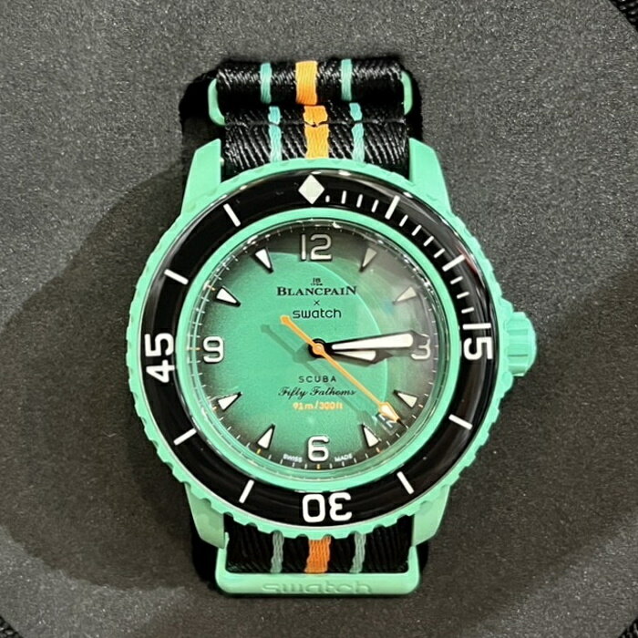 Blancpain × SWATCH / ブランパン × スウォッチBioceramic Scuba Fifty Fathoms CollectionIndian Oceanバイオセラミック スキューバ フィフティー ファゾム コレクションインディアン オーシャン2023 正規品 新古品【中古】