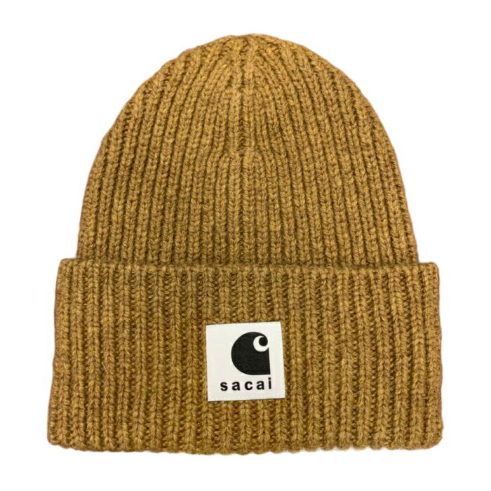Carhartt x sacai / カーハート × サカイBeanie / ビーニー ニットキャップBeige / ベージュ2023AW 国内正規品 新古品【中古】のサムネイル