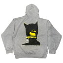 Supreme / Vv[Catwoman Hooded Sweatshirt /LbgE[} t[fbh XEFbgVc t[fB\ p[J[Grey / O[2023FW Ki VÕiyÁz