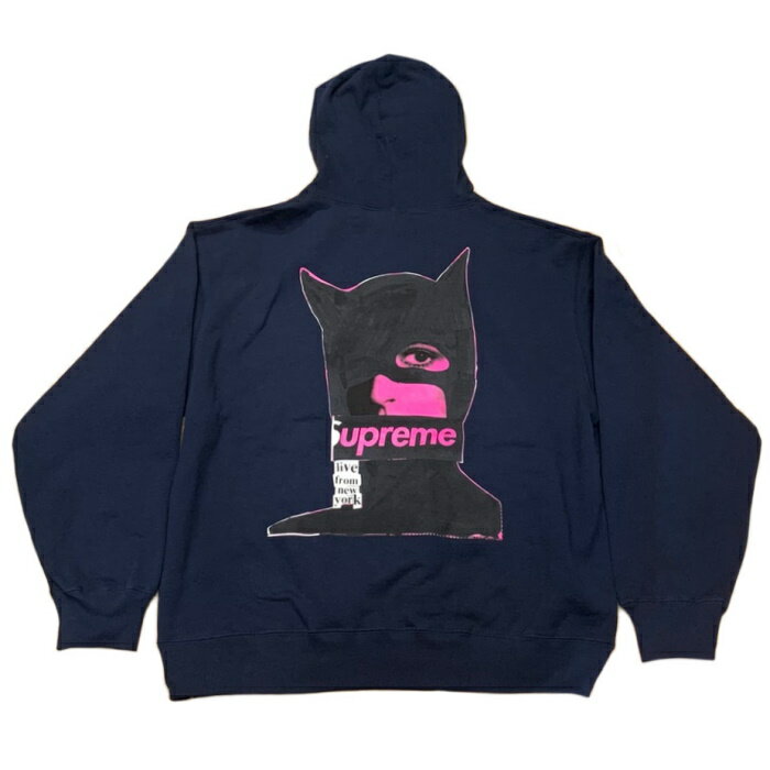 Supreme / シュプリームCatwoman Hooded Sweatshirt /キャットウーマン フーデッド スウェットシャツ フーディ― パーカーNavy / ネイビー2023FW 国内正規品 新古品