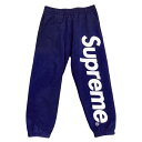 2023FW Supreme / Vv[Satin Applique Sweatpant /Te AbvP XEFbg pcNavy / lCr[Ki VÕiyÁz