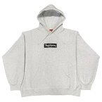 2023FW Supreme / シュプリームBox Logo Hooded Sweatshirt /ボックスロゴ フーデッド スウェットシャツ フーディー パーカーAsh Grey / アッシュ グレー正規品 新古品【中古】