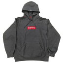 Supreme /シュプリームBox Logo Hooded Sweatshirt /ボックスロゴ フーデッド スウェットシャツ パーカー Charcoal / チャコール2021AW 国内正規品 新古品