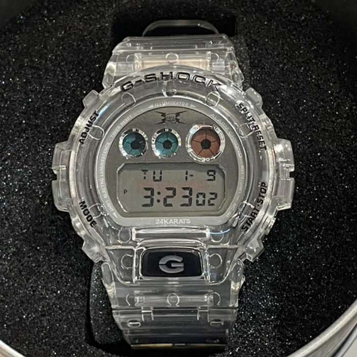 24KARATS × G-SHOCK / 24カラッツDW-6900Clear / クリア24KARATS 15周年記念2023 国内正規品 新古品【中古】