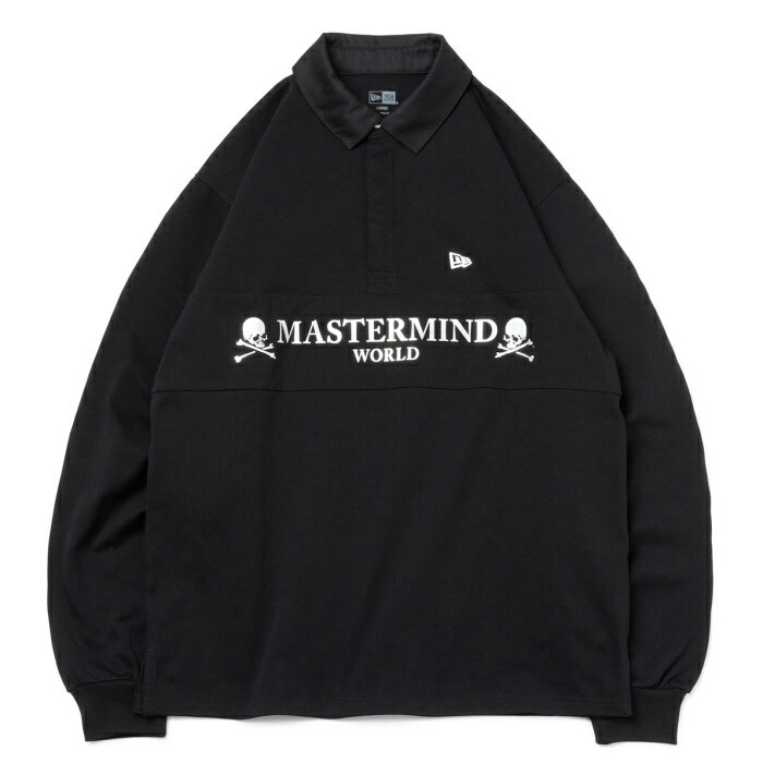 mastermind WORLD × New Era Golf /マスターマインド ワールド × ニューエラ ゴルフRugby Shirt / ラグビー シャツBlack / ブラック2024 国内正規品 新古品