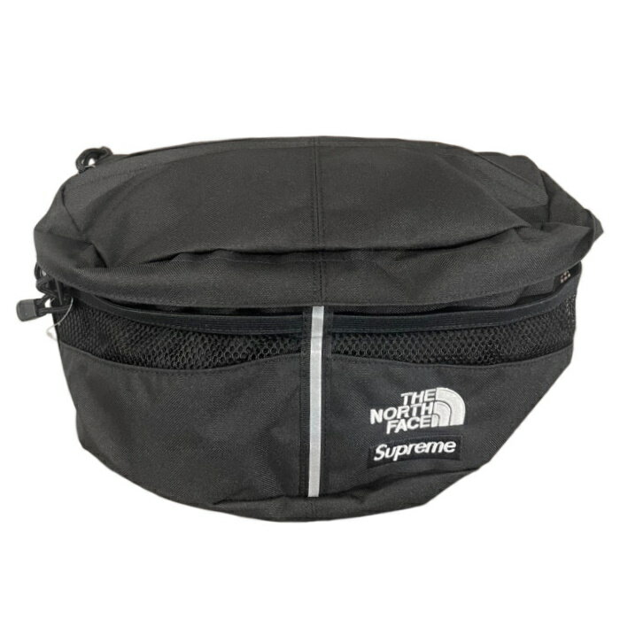 2024SS Supreme × THE NORTH FACE /シュプリーム × THE NORTH FACESplit Waist Bag / スプリット ウエストバッグBlack / ブラック 黒国内正規品 新古品【中古】