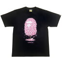 A BATHING APE / ア ベイシング エイプSAKURA TEE / 桜 TシャツBlack / ブラック 黒2024SS 国内正規品 新古品【中古】