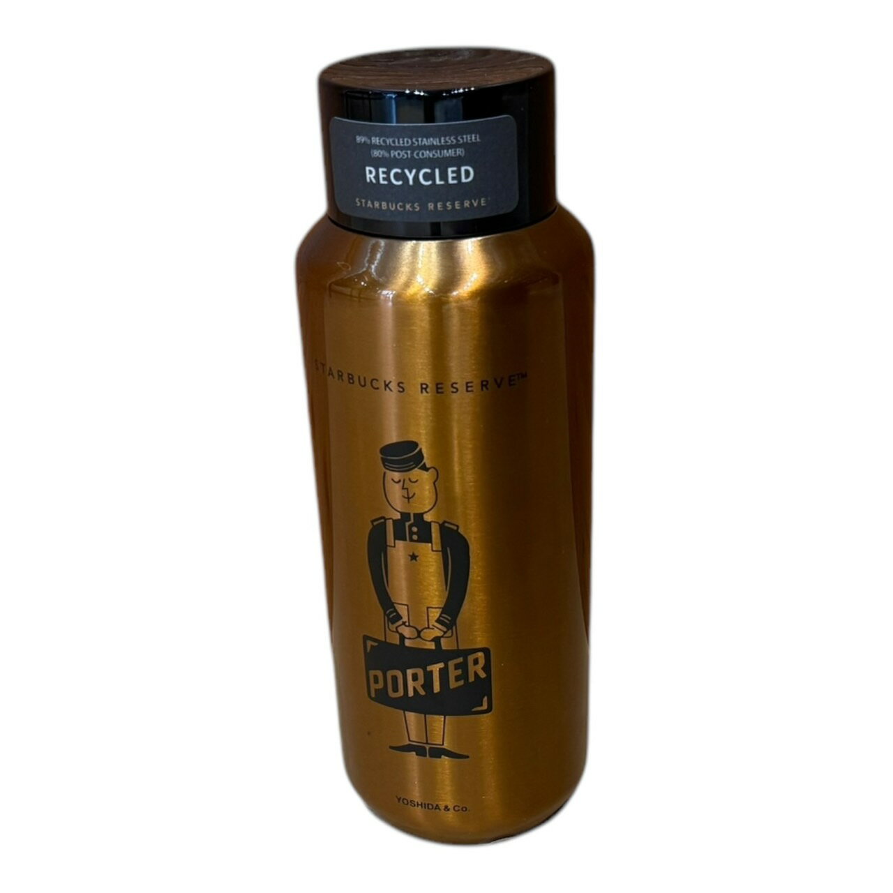 Porter × STARBUCKS /ポーター × スターバックスRecycled S/S Bottle 355ml Copper /リサイクルステンレスボトル 355mlCopper / カッパー2025 正規品 新古品【中古】のサムネイル