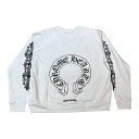Chrome Hearts / クロムハーツHorse shoe Crew Neck White ホースシュー クルーネックWhite / ホワイト正規品 新古...