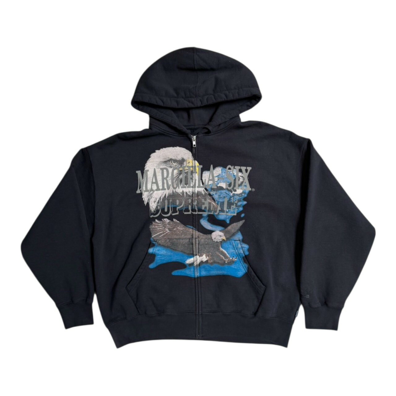 樂天商城 - Supreme x MM6 Maison Margiela Eagle Zip Up Hooded Sweatshirt 