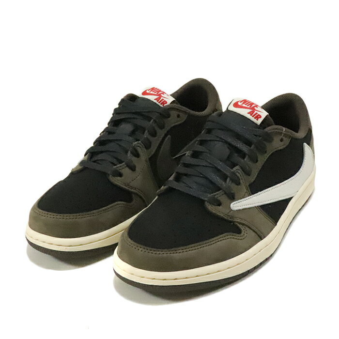 TRAVIS SCOTT × NIKE CACTUS JACK / トラビス スコット ナイキ カクタス ジャックAIR JORDAN 1 LOW OG SP /エアジョーダン 1 ローBLACK/DARK MOCHA-UNIVERSITY RED-SAIL【CQ4277-001】2019 正規品 新古品【中古】