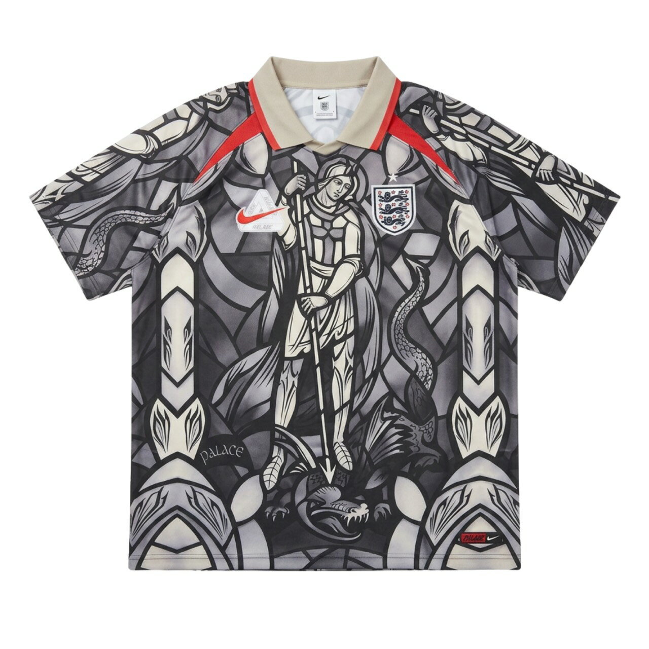 乐天商城 - Nike x Palace Skateboards x England Short-Sleeve Football Jersey ナイキ パレススケートボード イングランド 正規品 新古品【中古】